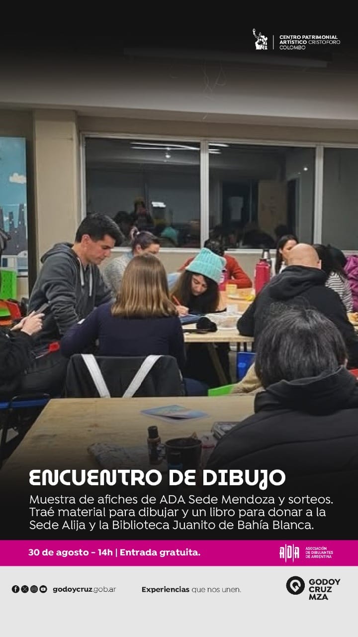El Cristóforo Colombo y el dibujo, una gran propuesta gratuita para este 30 de agosto
