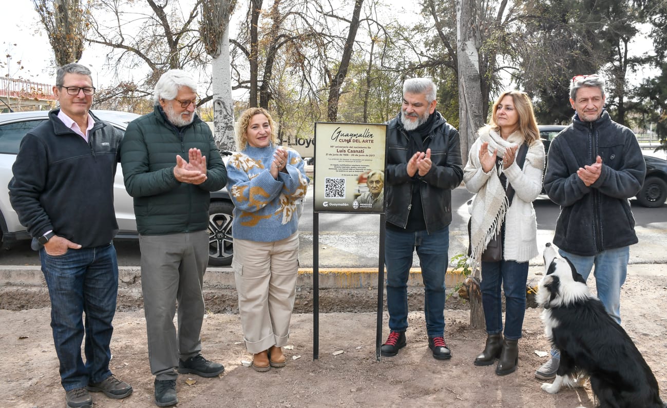 Un nuevo homenaje resaltando el legado de Luis Casnati, realizó Guaymallén cuna del arte
