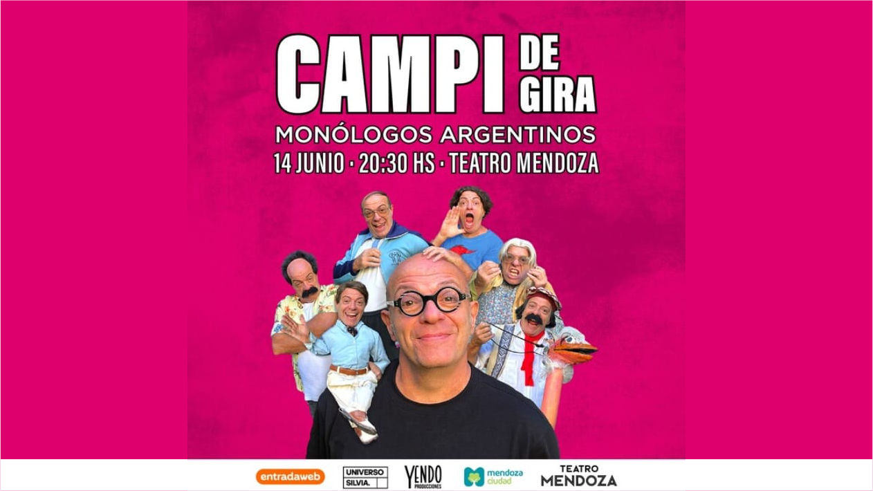 Martín Campilongo regresa a los escenarios de Mendoza con un show imperdible lleno de humor y emoción