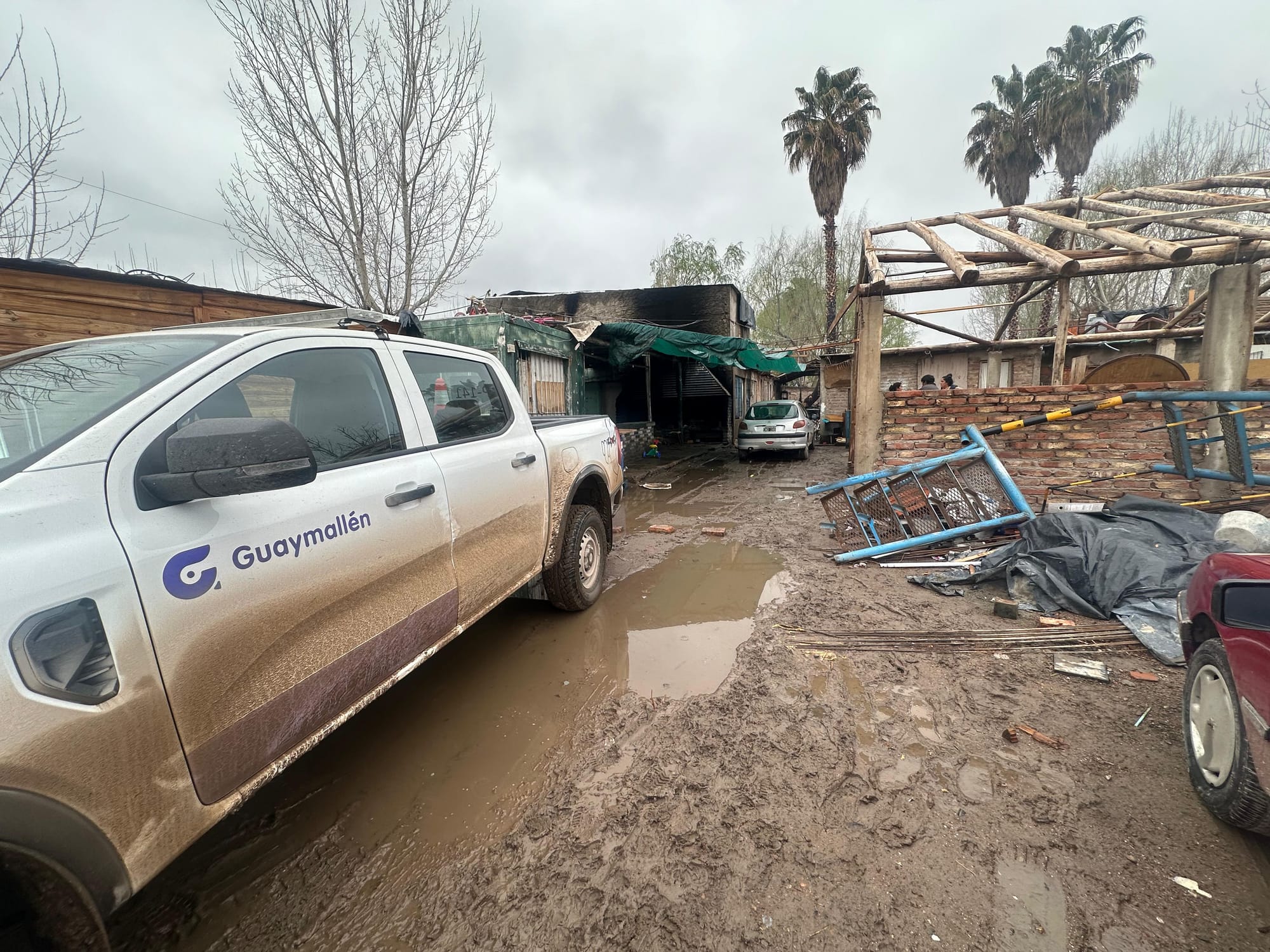 Amplio operativo de asistencia a vecinos afectados por el temporal del fin de semana