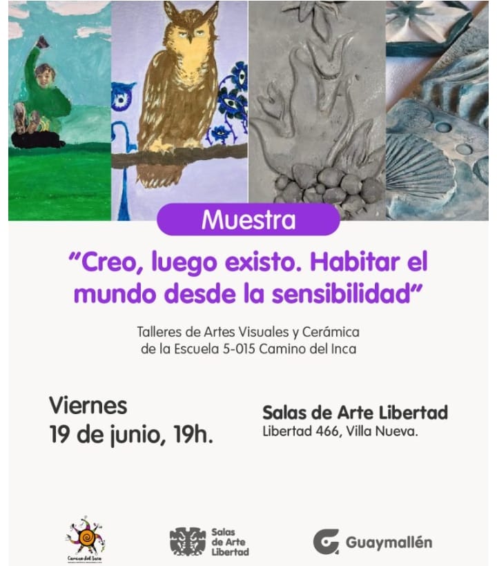 Estudiantes de la Escuela 5-015 Camino del Inca presentarán sus obras de arte en Salas Libertad