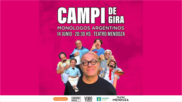 Martín Campilongo regresa a los escenarios de Mendoza con un show imperdible lleno de humor y emoción