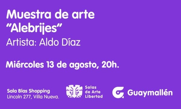 El artista Aldo Díaz, presenta, muestras de arte: "Alebrijes"