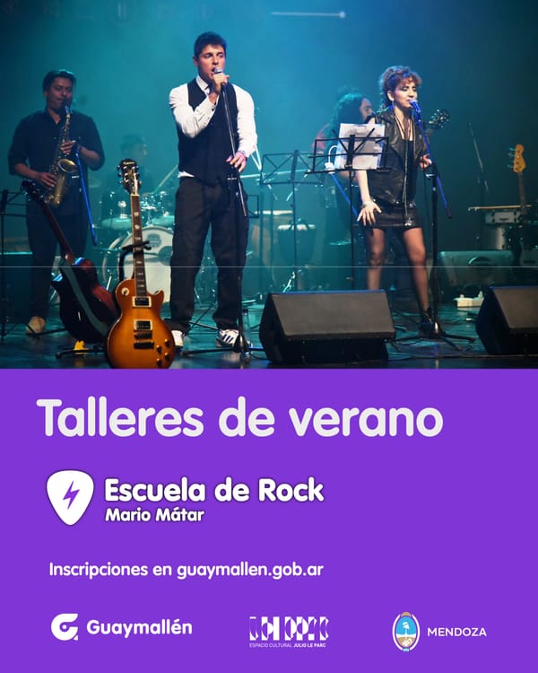 La Escuela de Rock Mario Mátar ofrece talleres de verano para los amantes de la música