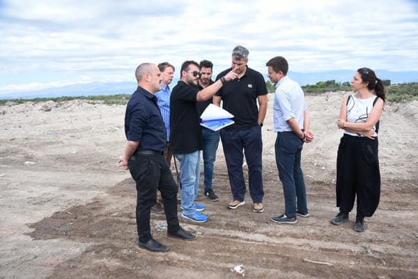 Dieciocho empresas visitaron el predio en el que se construirá el Parque Solar Guaymallén